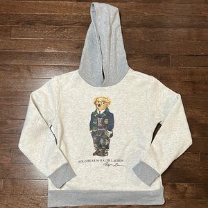 Polo by Ralph Lauren hoodie, Kids M (10-12), Gray